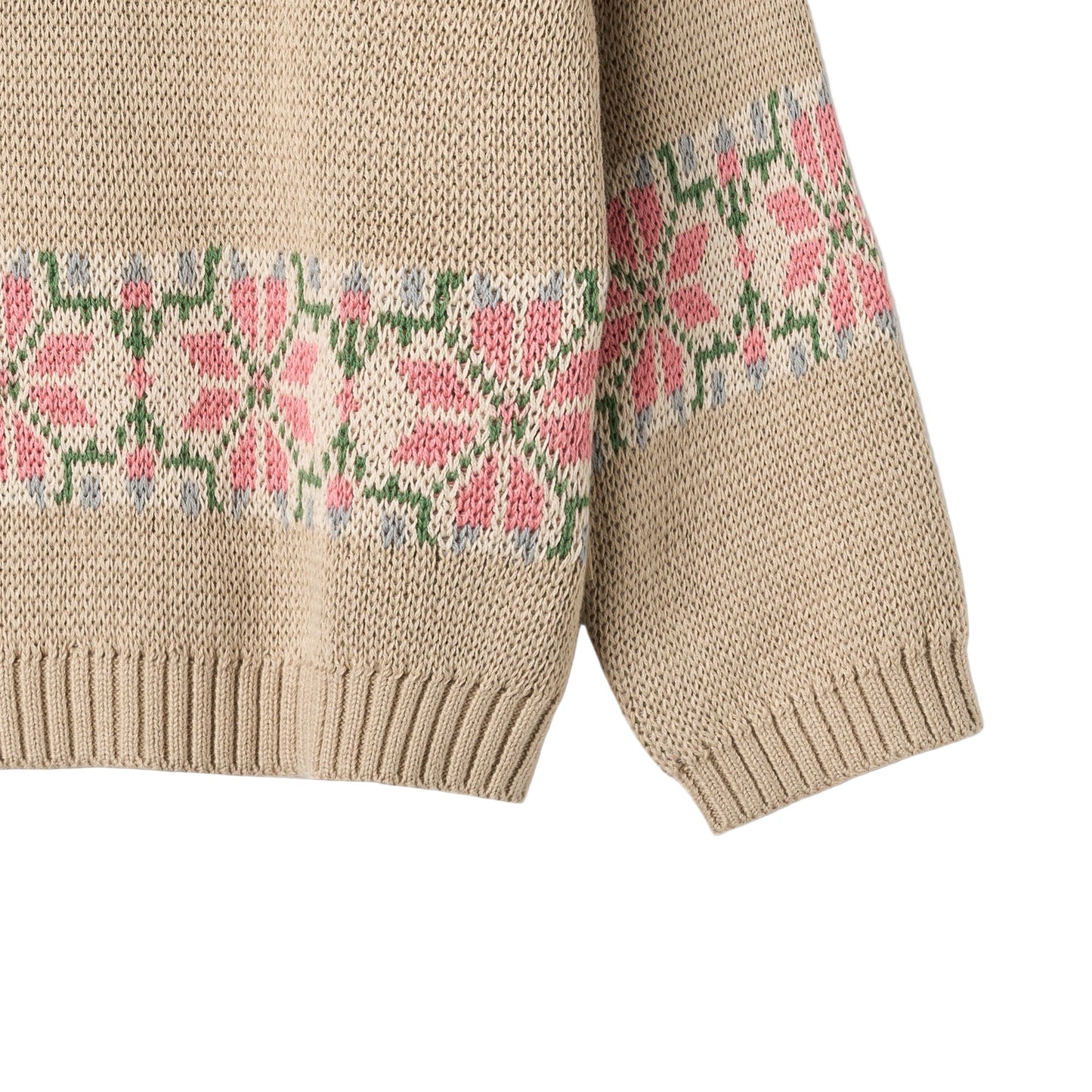JAQUARD PULLOVER ALBERTE SWEATER