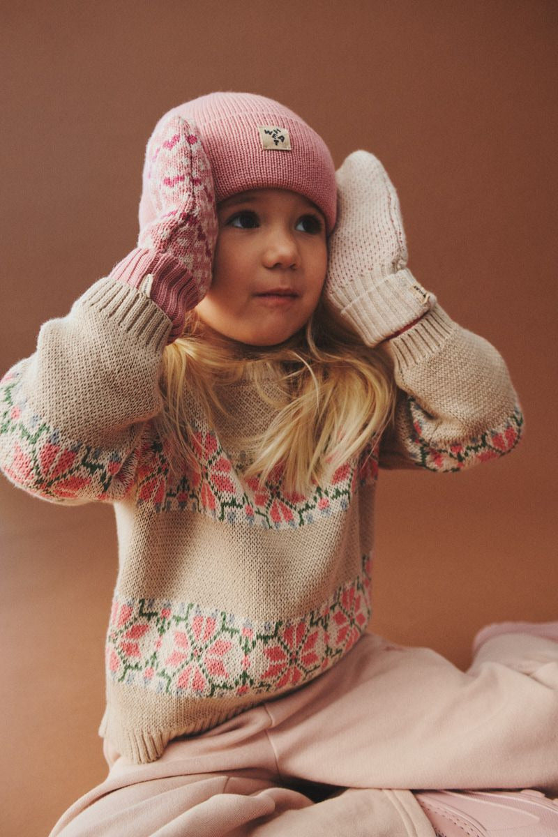 JAQUARD PULLOVER ALBERTE SWEATER