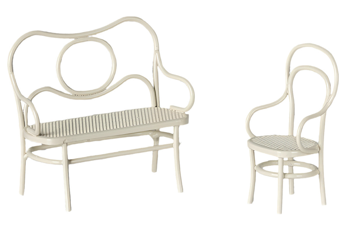 MAILEG MOUSE CAFE SET SMALL - OFF WHITE - Little-ish