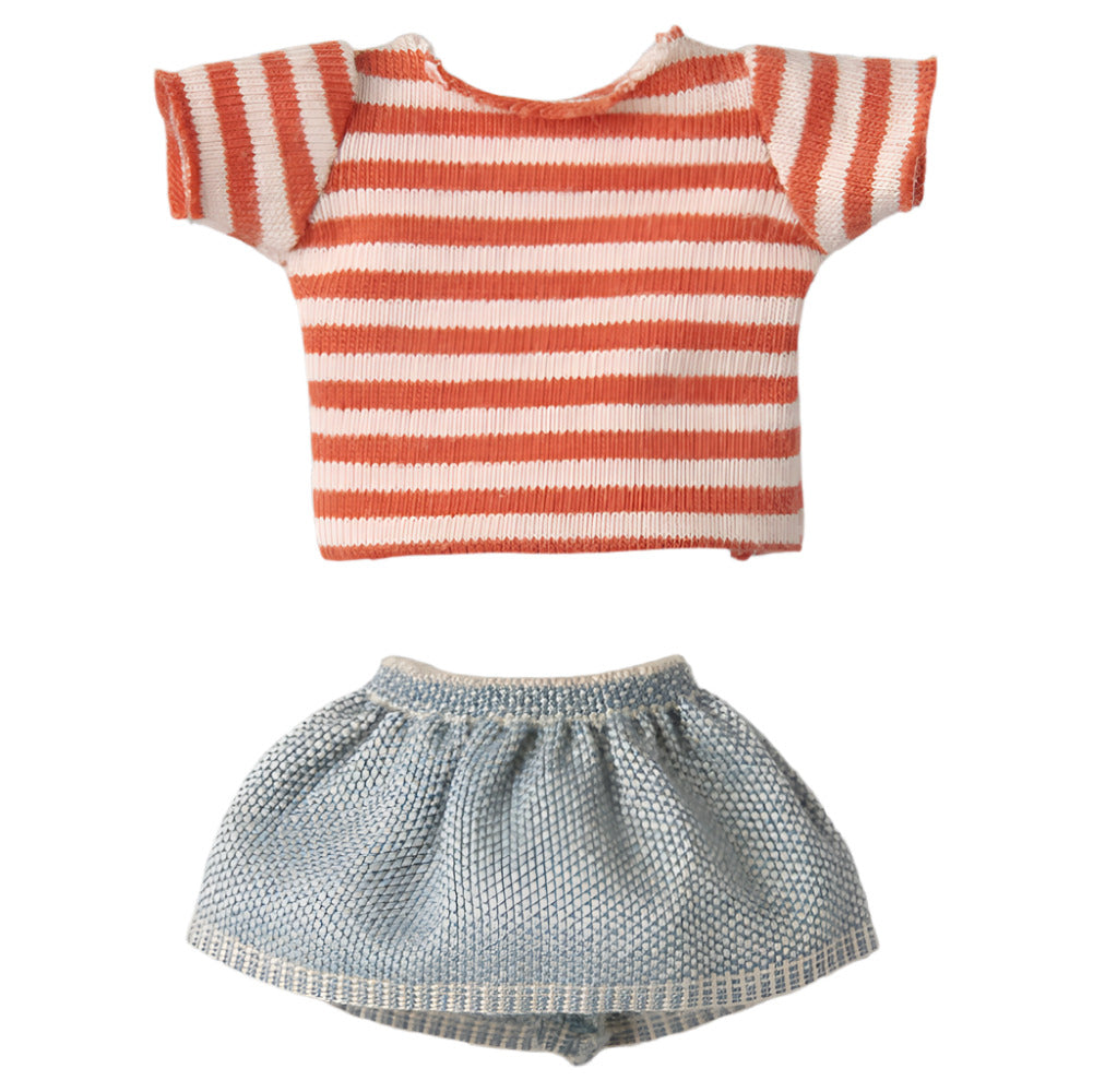 MIMIE BIG SISTER MOUSE DOLL - RED STRIPE SHIRT