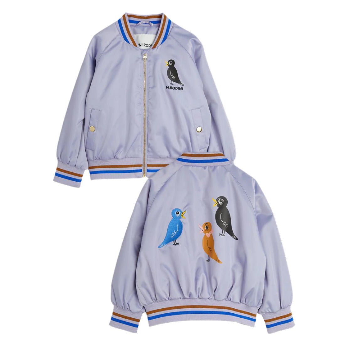 BIRDS LIGHTWEIGHT BASEBALL JACKET - Little-ish