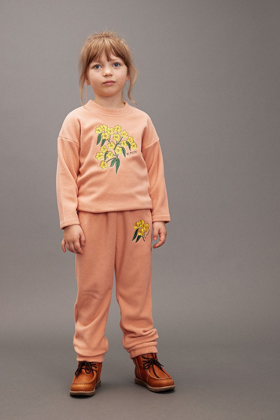 ALPINE FLOWERS FLEECE TROUSERS - Little-ish