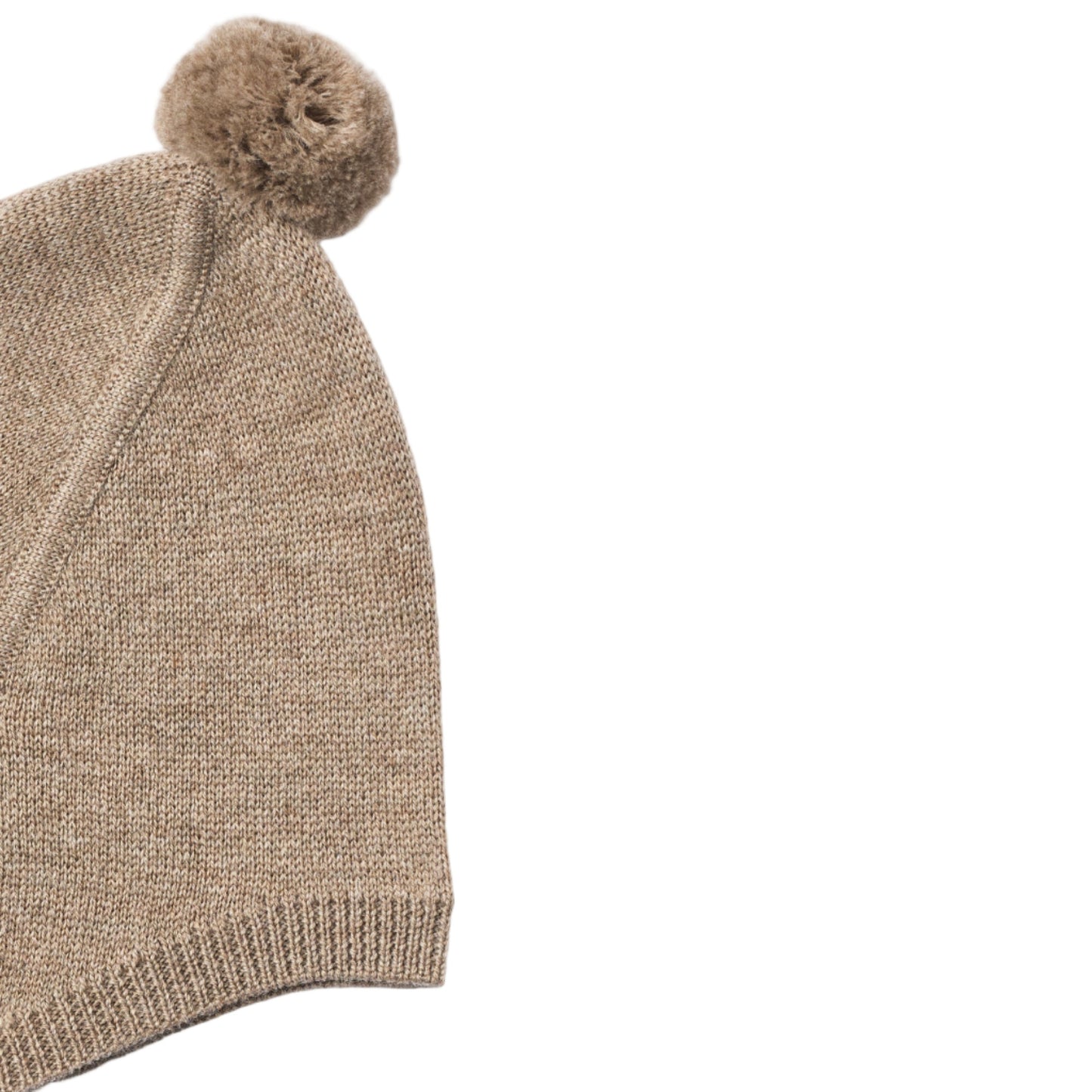 Wheat merino wol bonnet