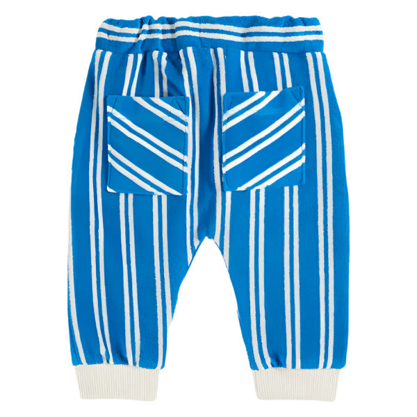 AZURE BLUE STRIPE JOGGER PANTS - Little-ish