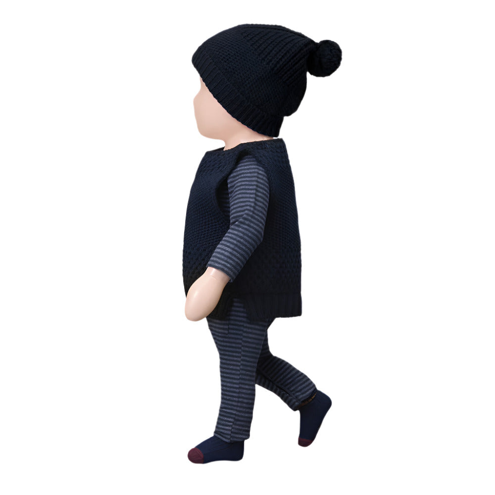 ALBERT JUMSUIT ONESIE - DENIM - Little-ish