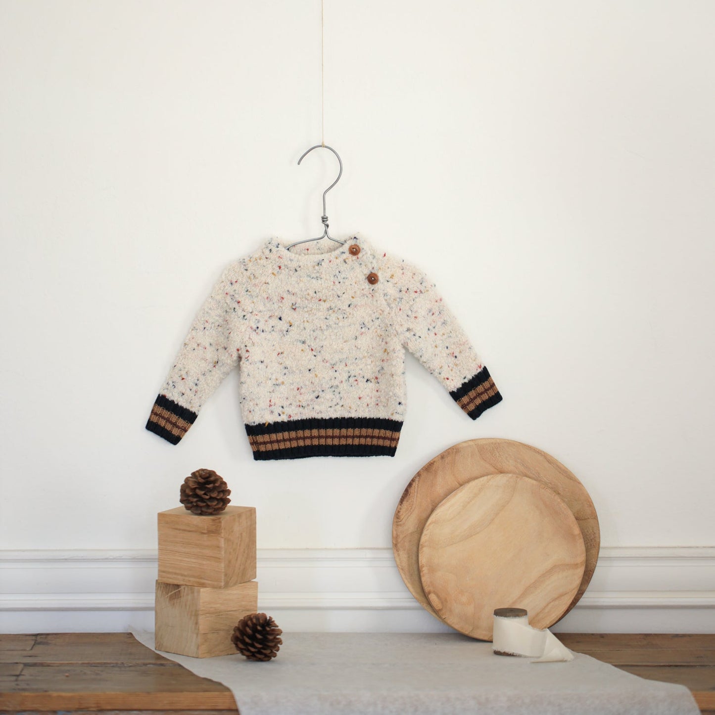 1+ in the Family Andar Heathered Gray sweater