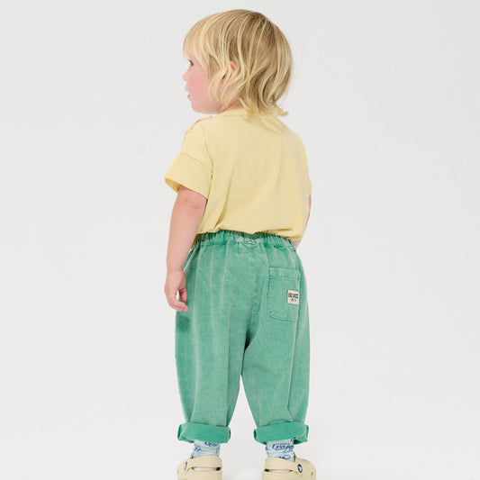 BOBO CHOSES SINCE 09 GREEN WOVEN PANTS