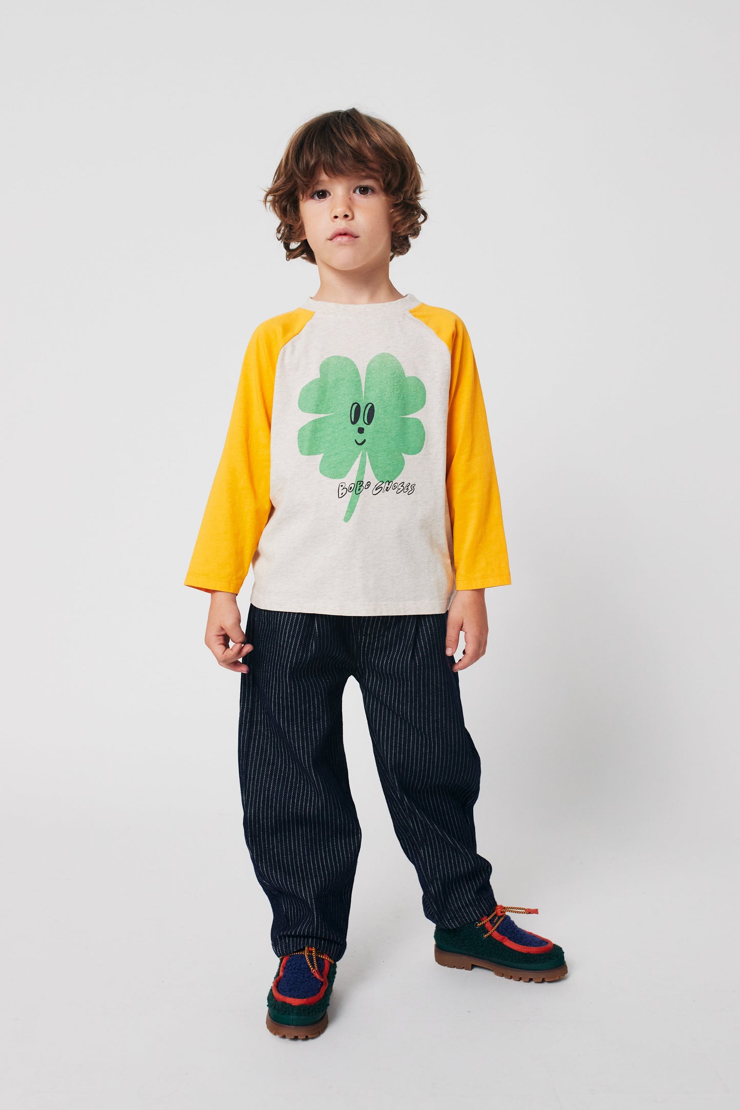 BOBO CHOSES X CAMPERS COMPAS WALLABEE SHEEPSKIN SHOES