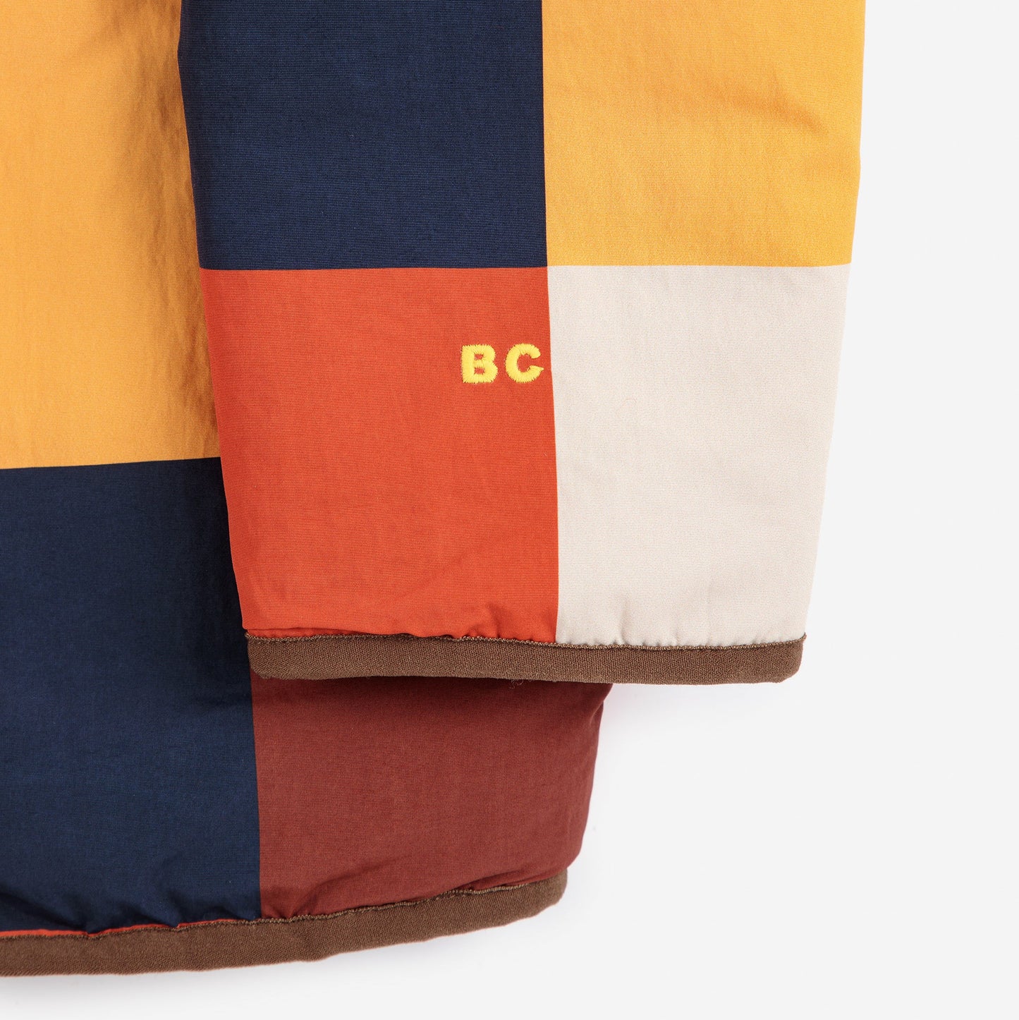 MULTICOLOR TILE REVERSIBLE SHEEPSKIN JACKET