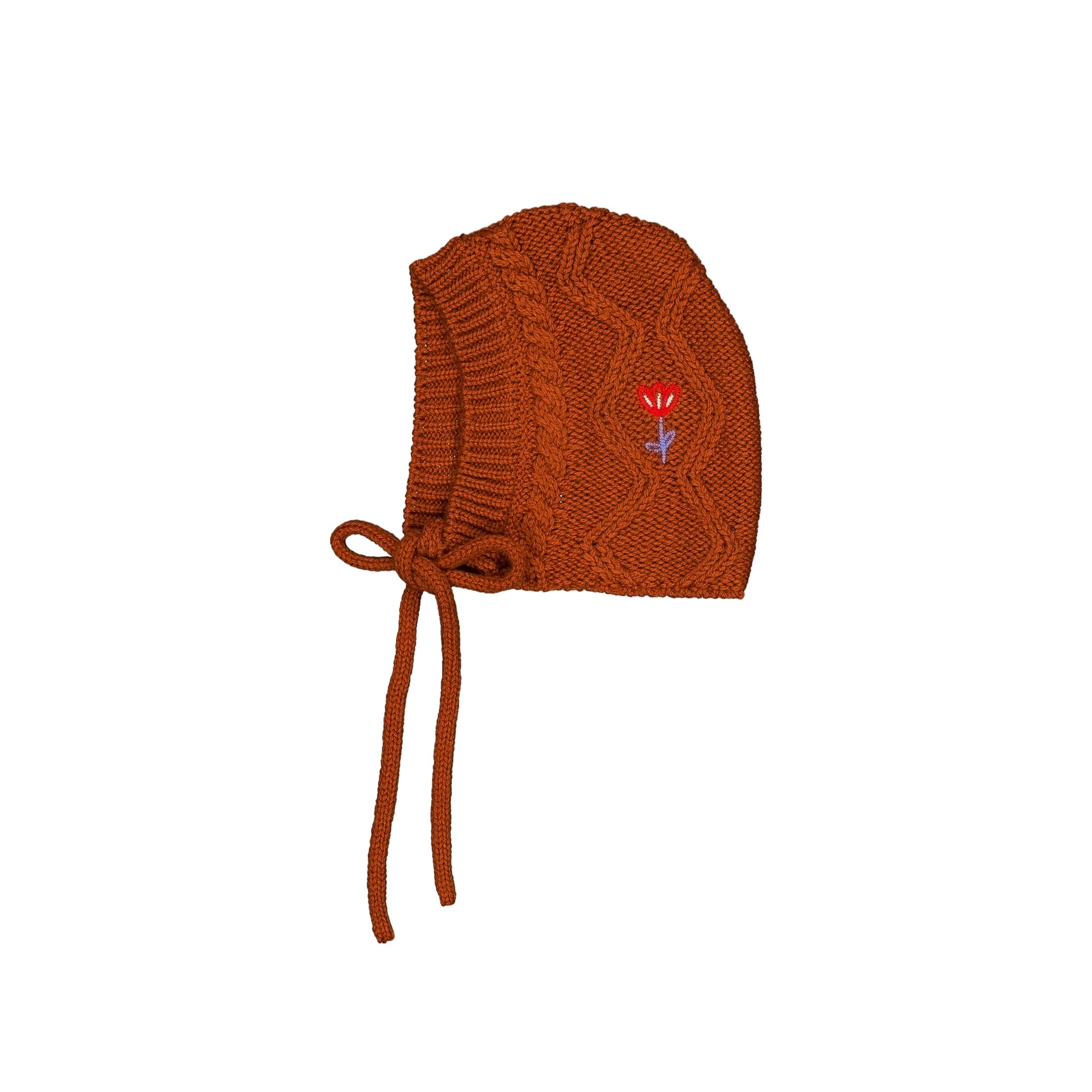 DAPHNE CABLE KNIT HAT - HAZELNUT - Little-ish