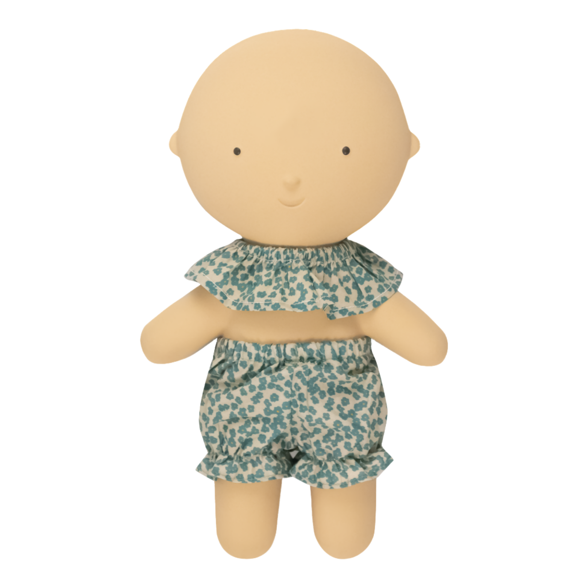 GOMMU SHORT & COLLAR - GREEN FLORAL - Little-ish