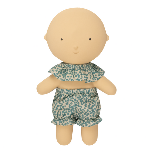 GOMMU SHORT & COLLAR - GREEN FLORAL