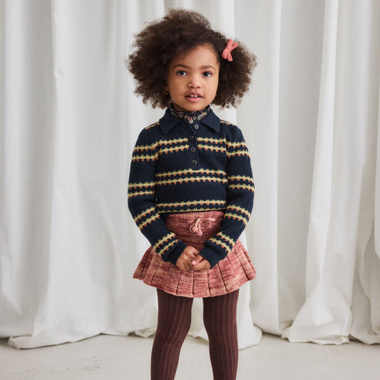 GALAXY BEADED STRIPE ARI SWEATER