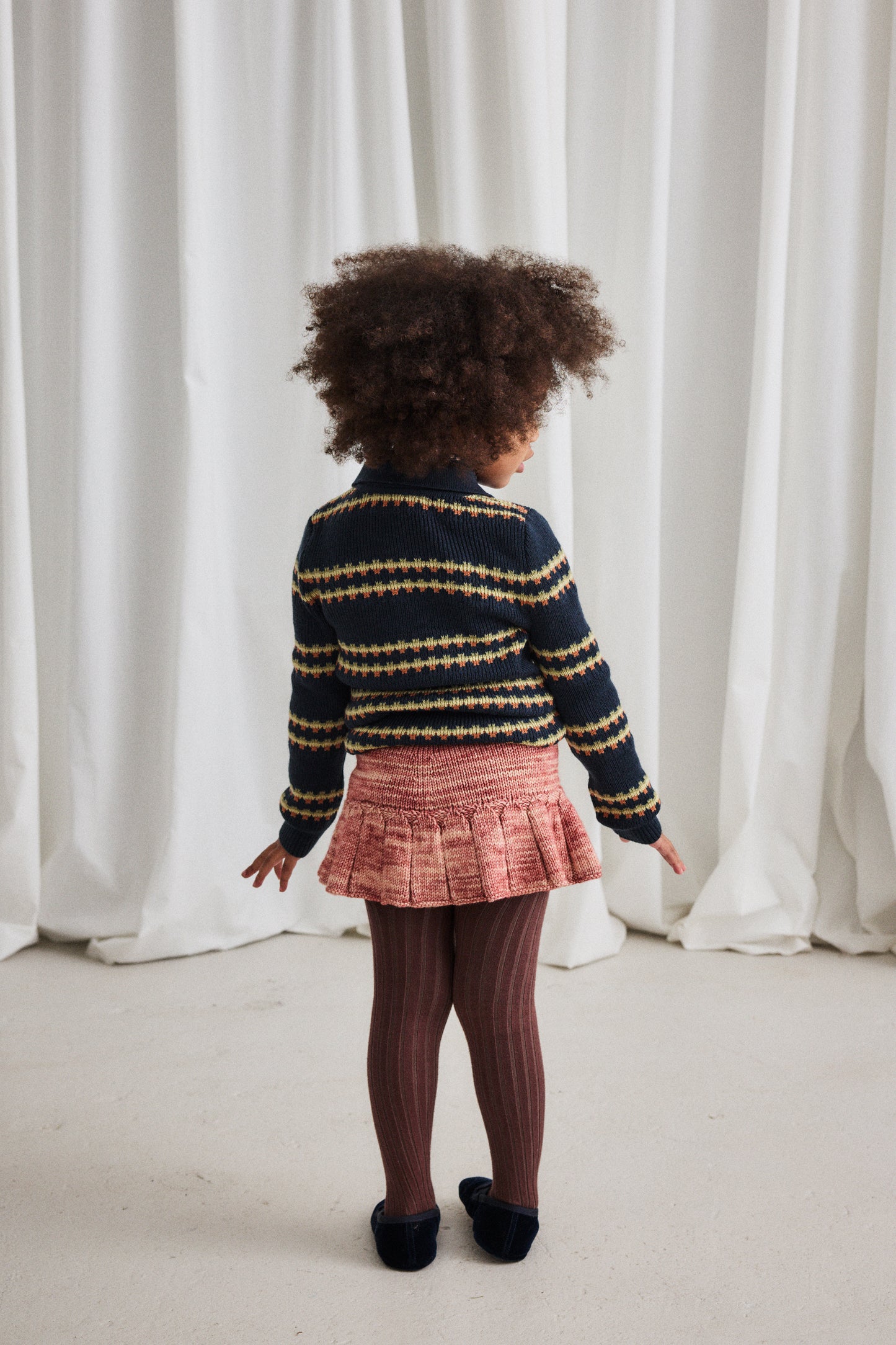 GALAXY BEADED STRIPE ARI SWEATER