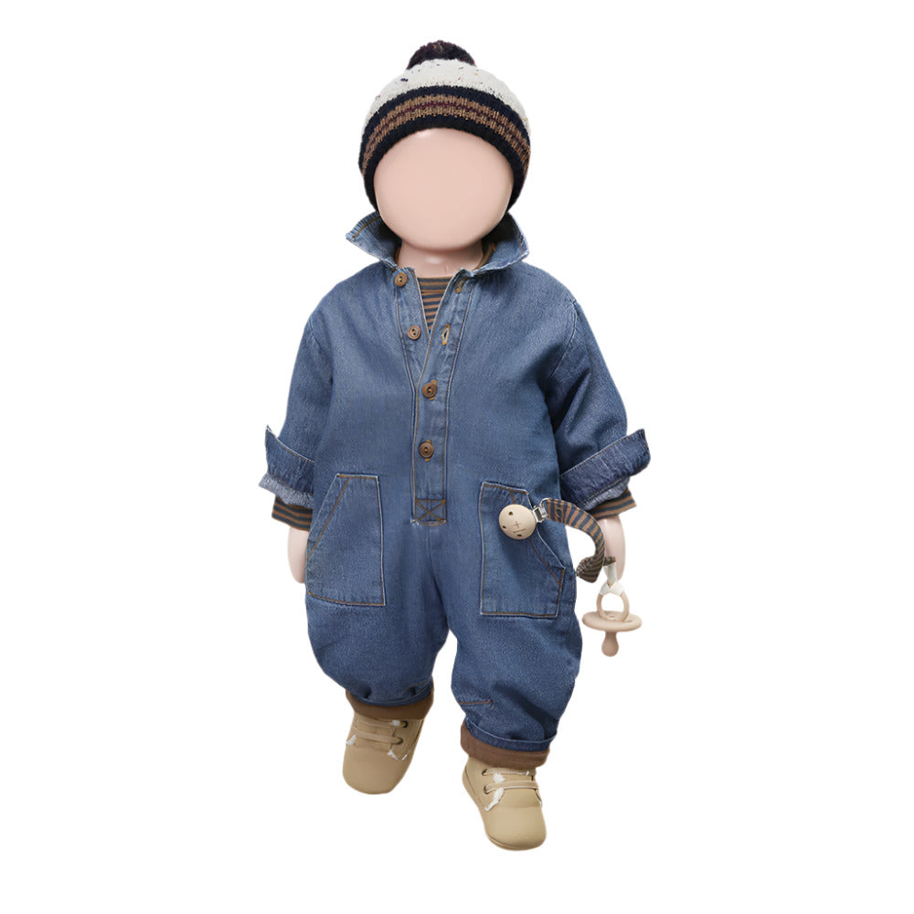 OLAF LONG SLEEVE T SHIRT - CASTAGNA - Little-ish