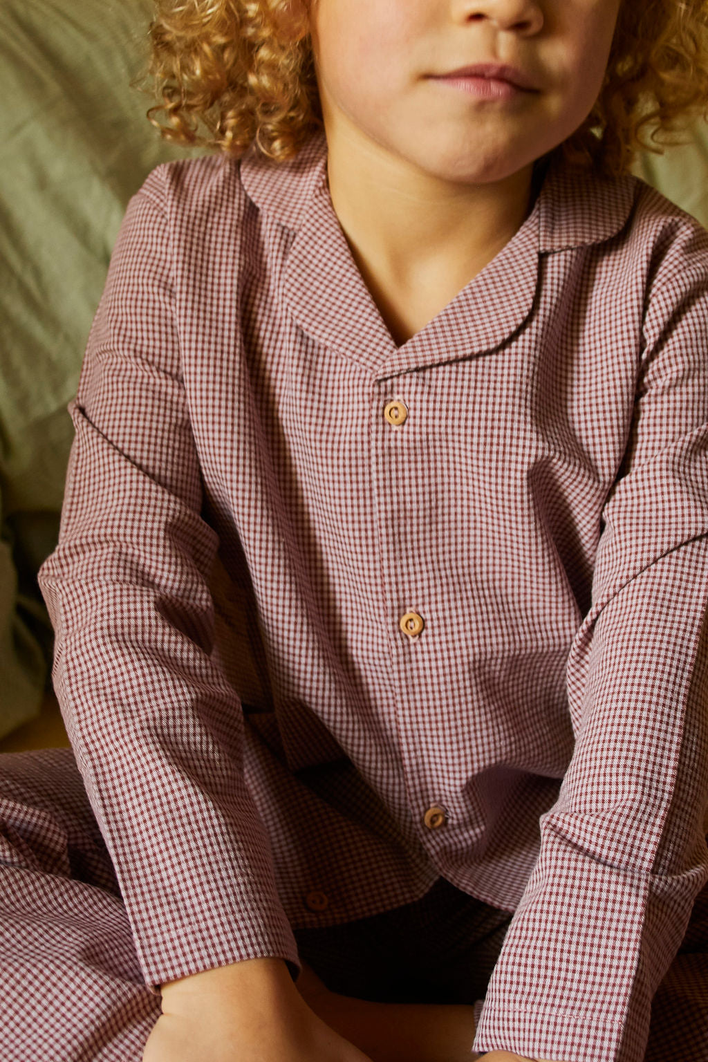 ROSEWOOD GINGHAM PAJAMAS - Little-ish
