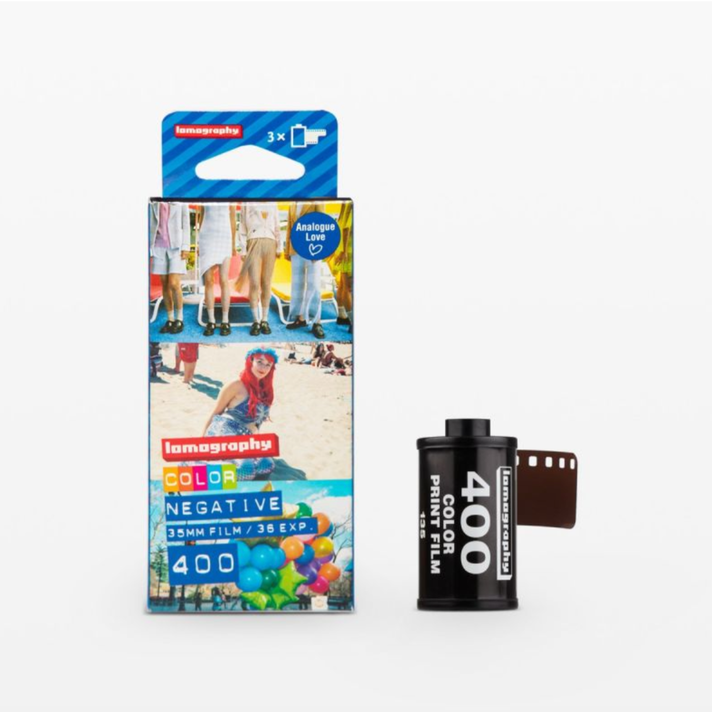 LOMOGRAPHY COLOR NEGATIVE 35MM ISO 400 – PACK OF 3 - Little-ish
