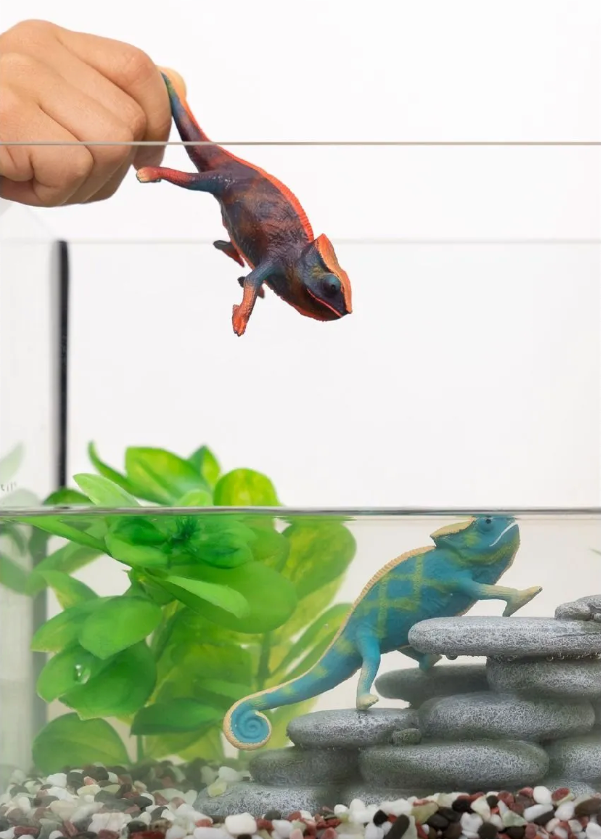 SCHLEICH CHAMELEON - COLOR CHANGING - Little-ish