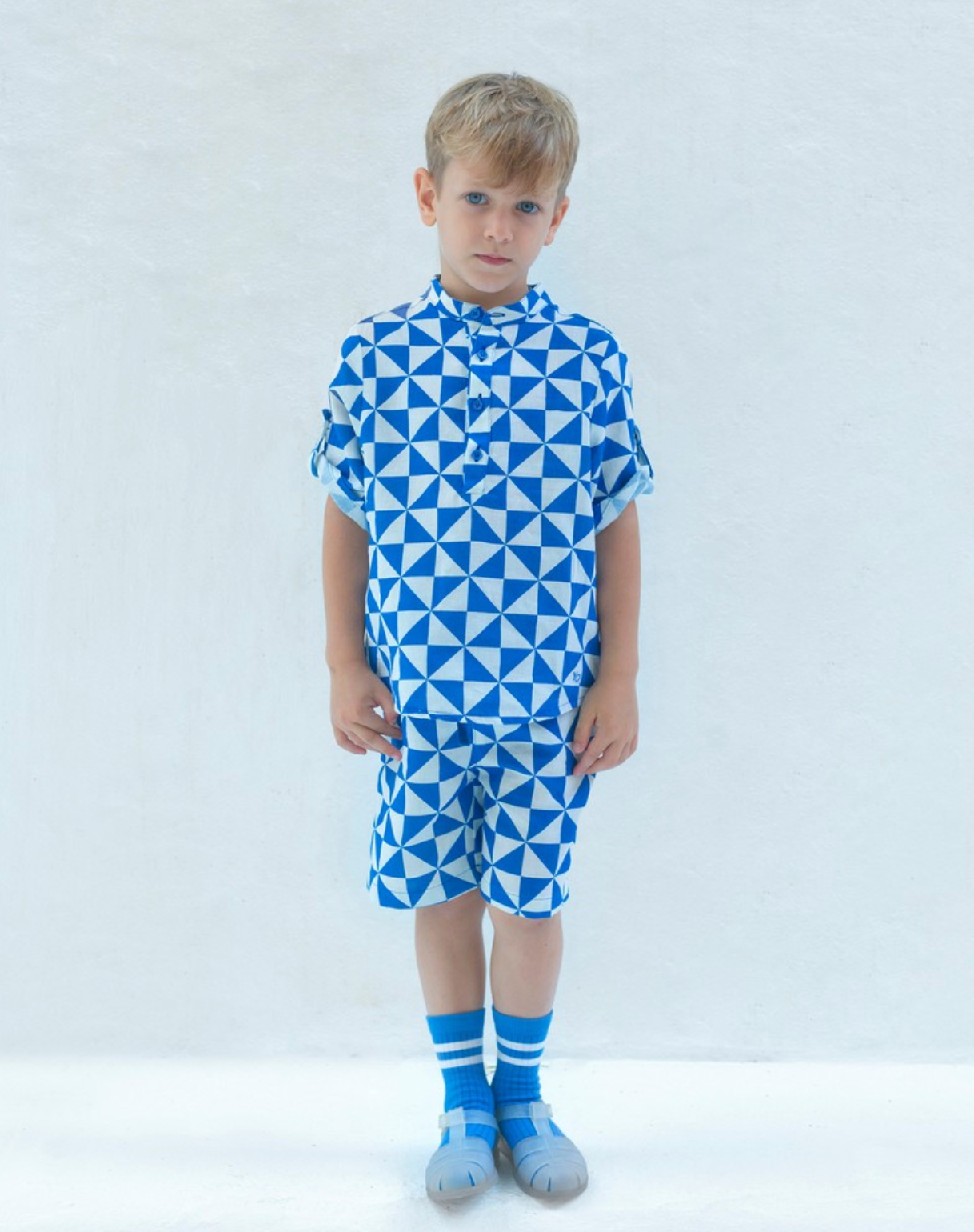 LINEN TRIANGE TUNIC - Little-ish