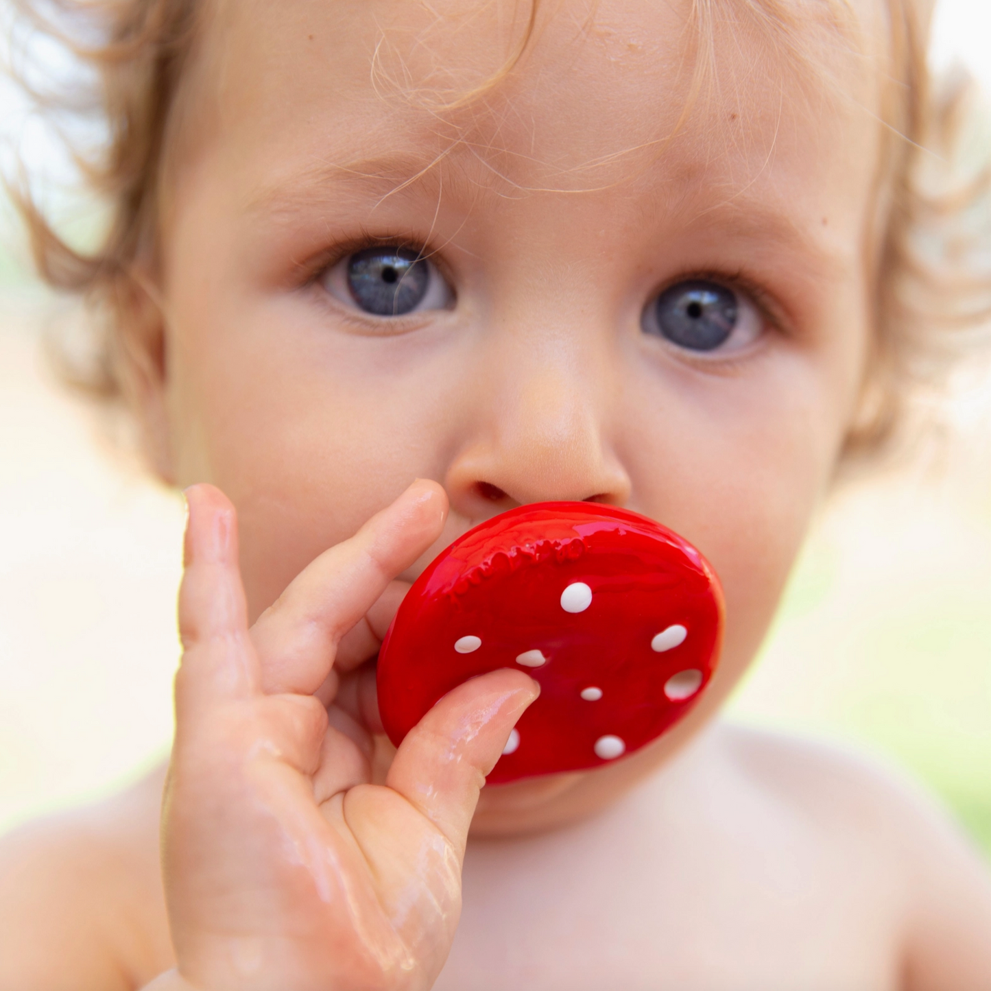SPOTTY THE MUSHROOM TEETHER & BATH TOY