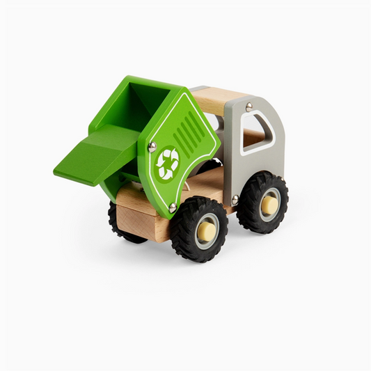 MINI WOODEN RECYCLE TRUCK