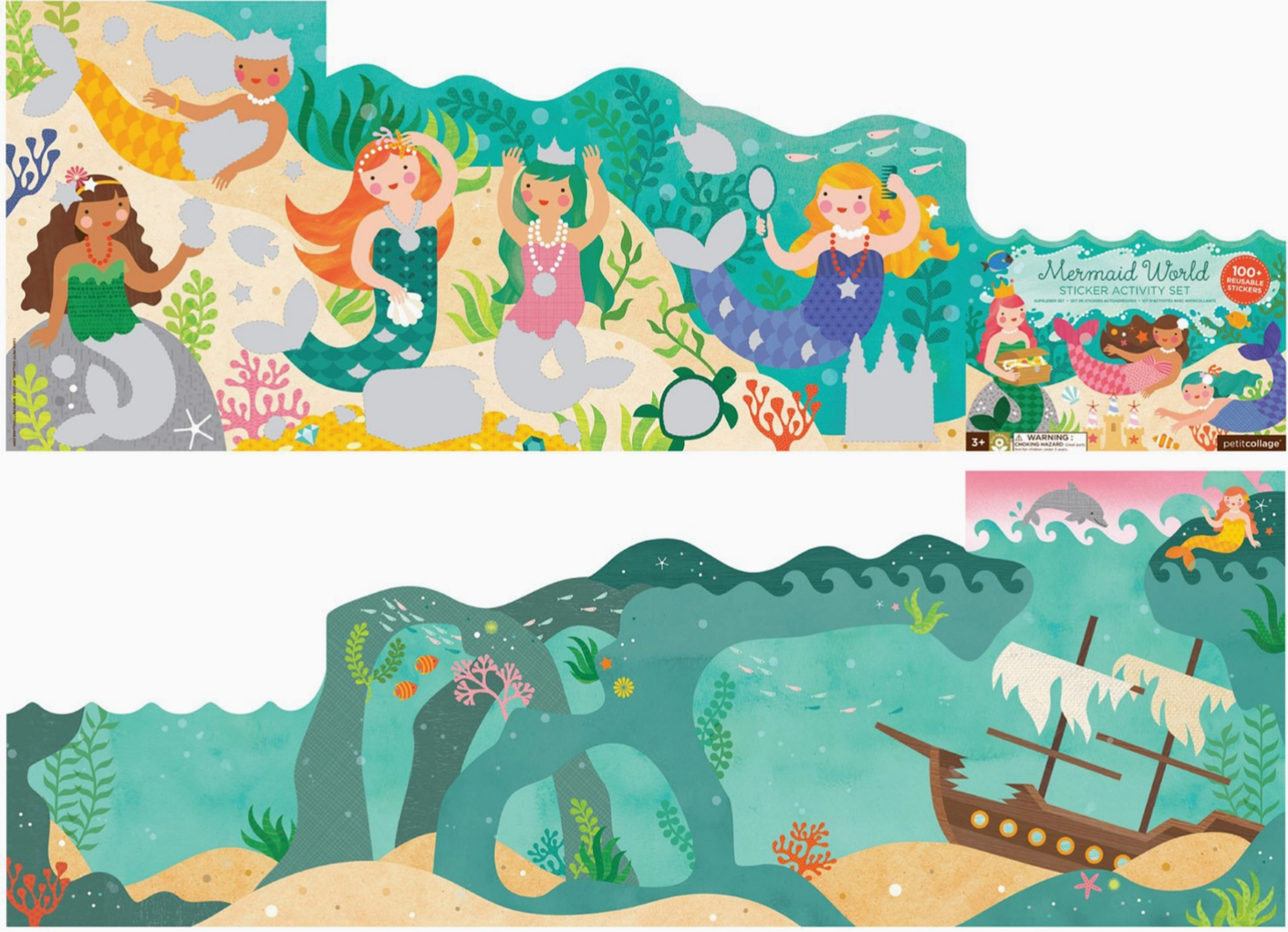 MERMAID STICKER ACTIVITY BOOK - Little-ish