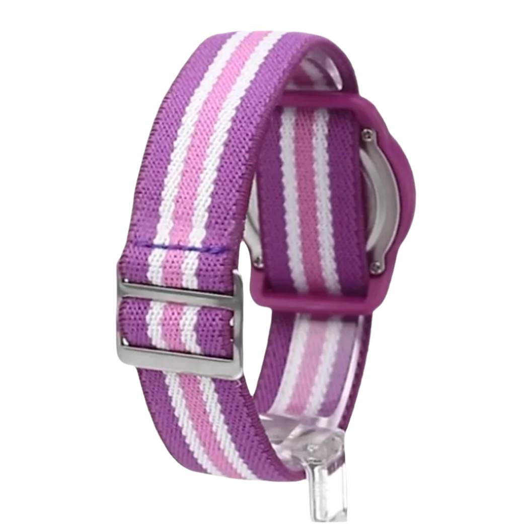 TIMEX PURPLE STRIPE ANALOG WATCH