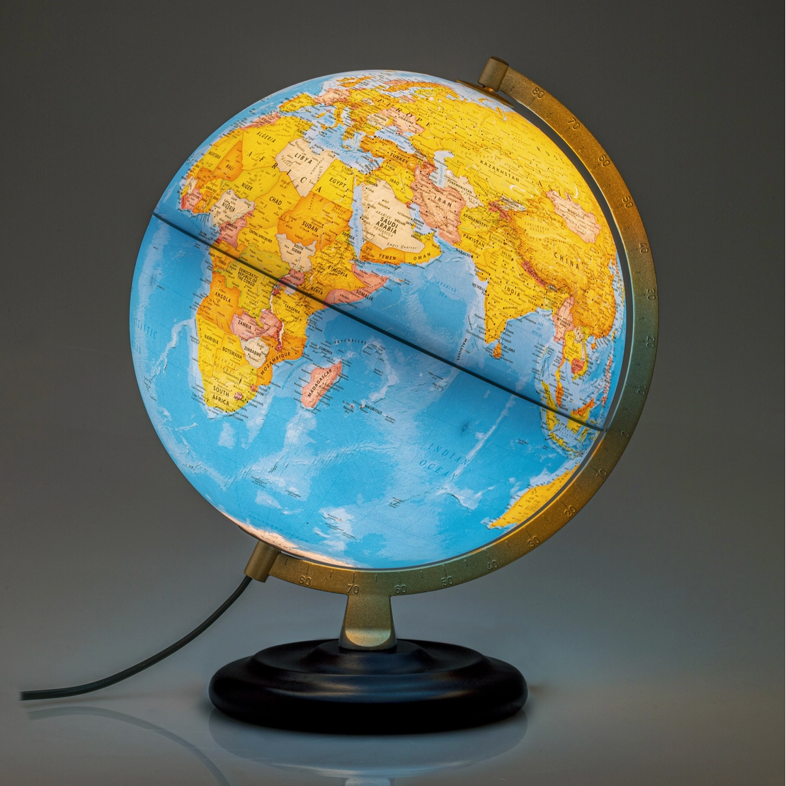 NAVIGATOR 12-INCH ILLUMINATED DESK GLOBE - Little-ish