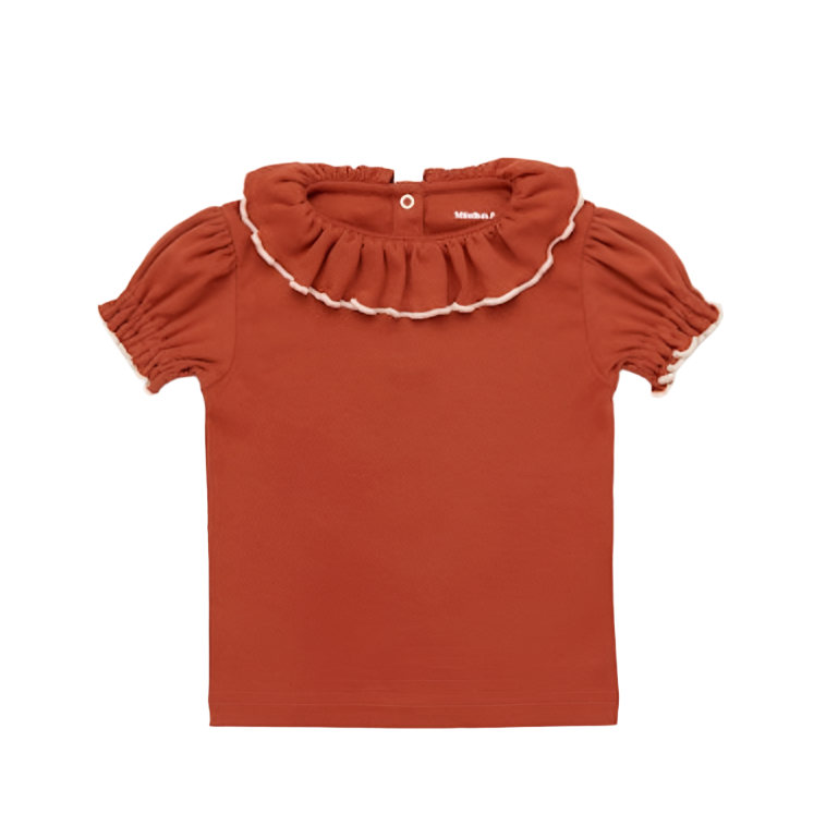 BALLOON SLEEVE PALOMA TEE - CLAYSTONE - Little-ish
