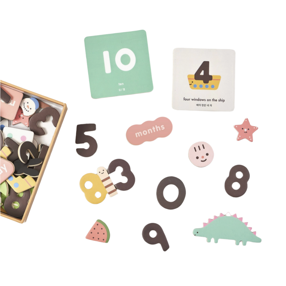 MAGNETIC NUMBER PLAY SET