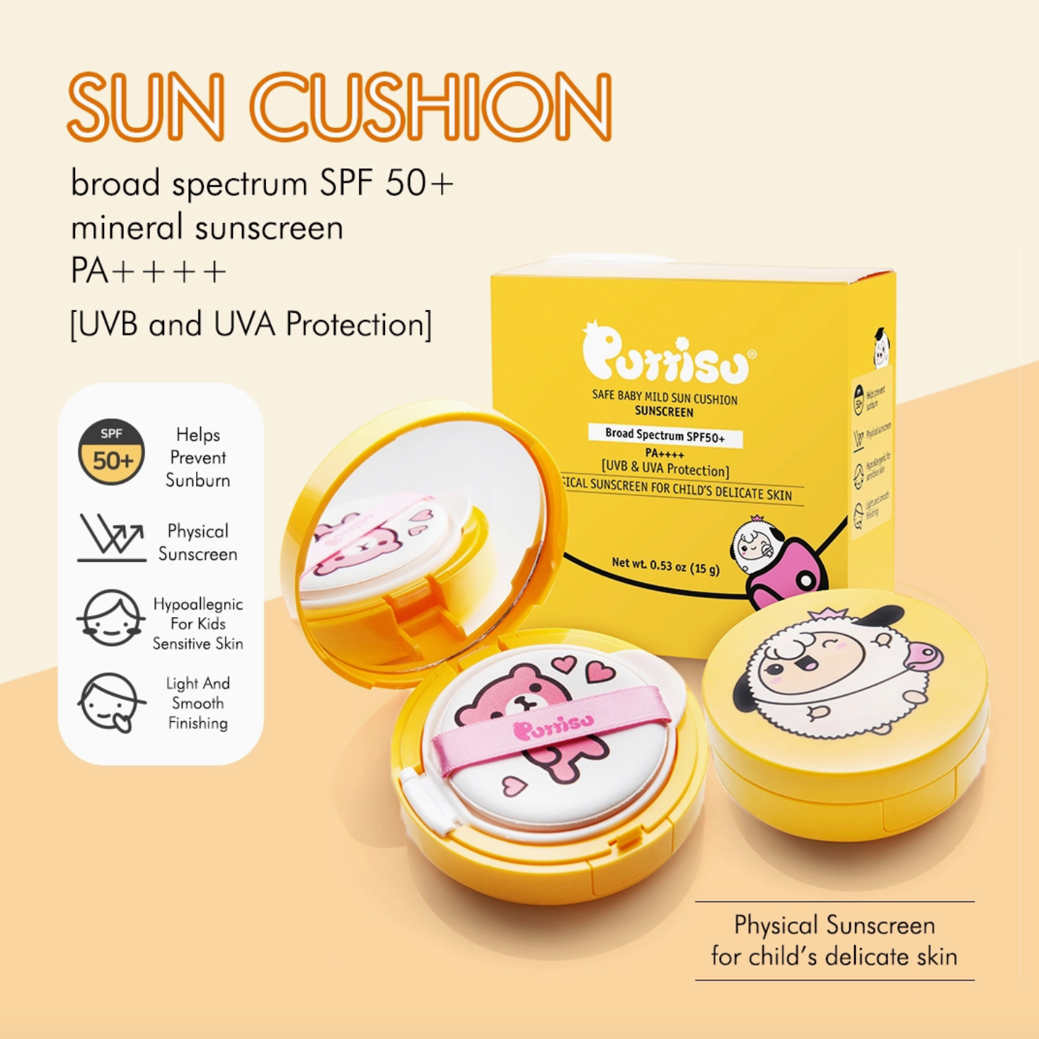 BABY SAFE SUN CUSHION SUNSCREEN - Little-ish