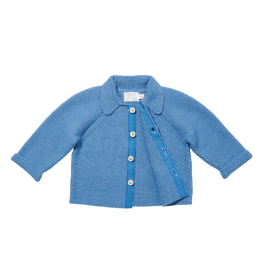 OSO & ME PAT BABY KNIT JACKET & PANT SET