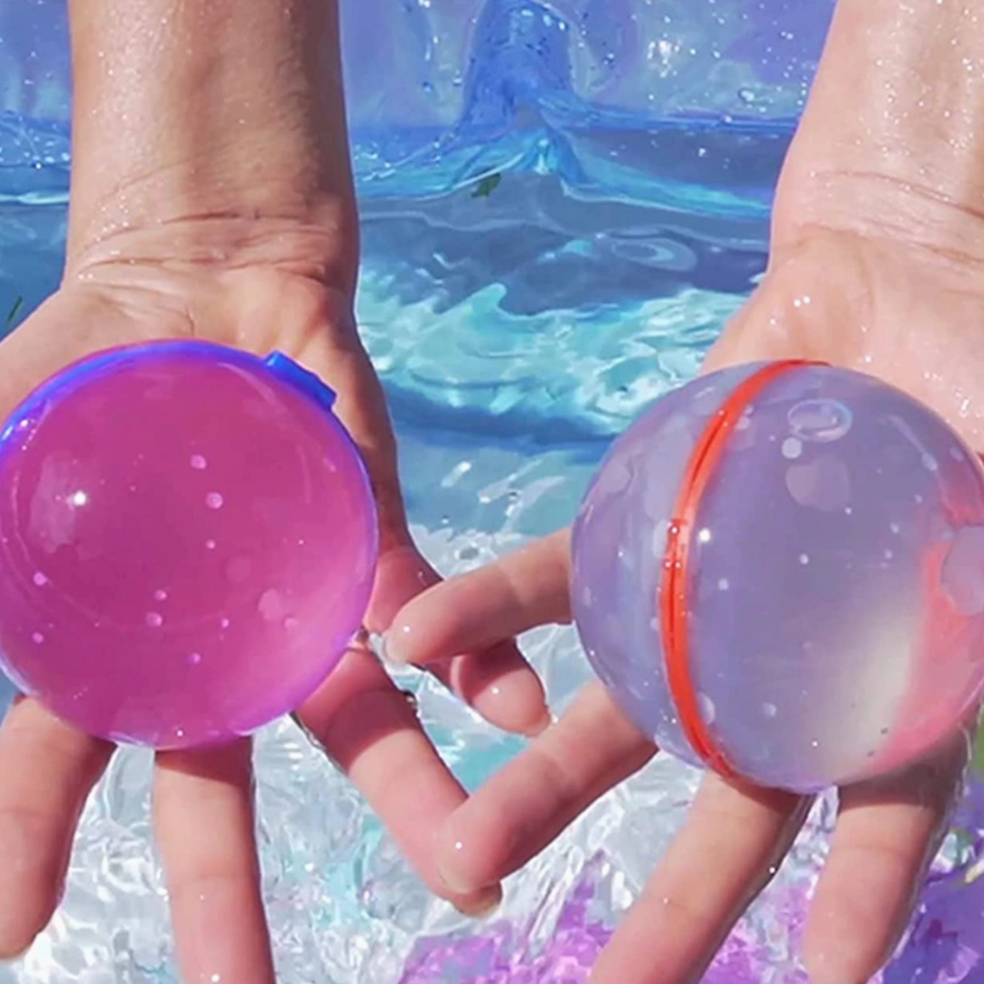 MAGNETIC REUSEABLE WATER BALLONS - 12 PIECES - Little-ish