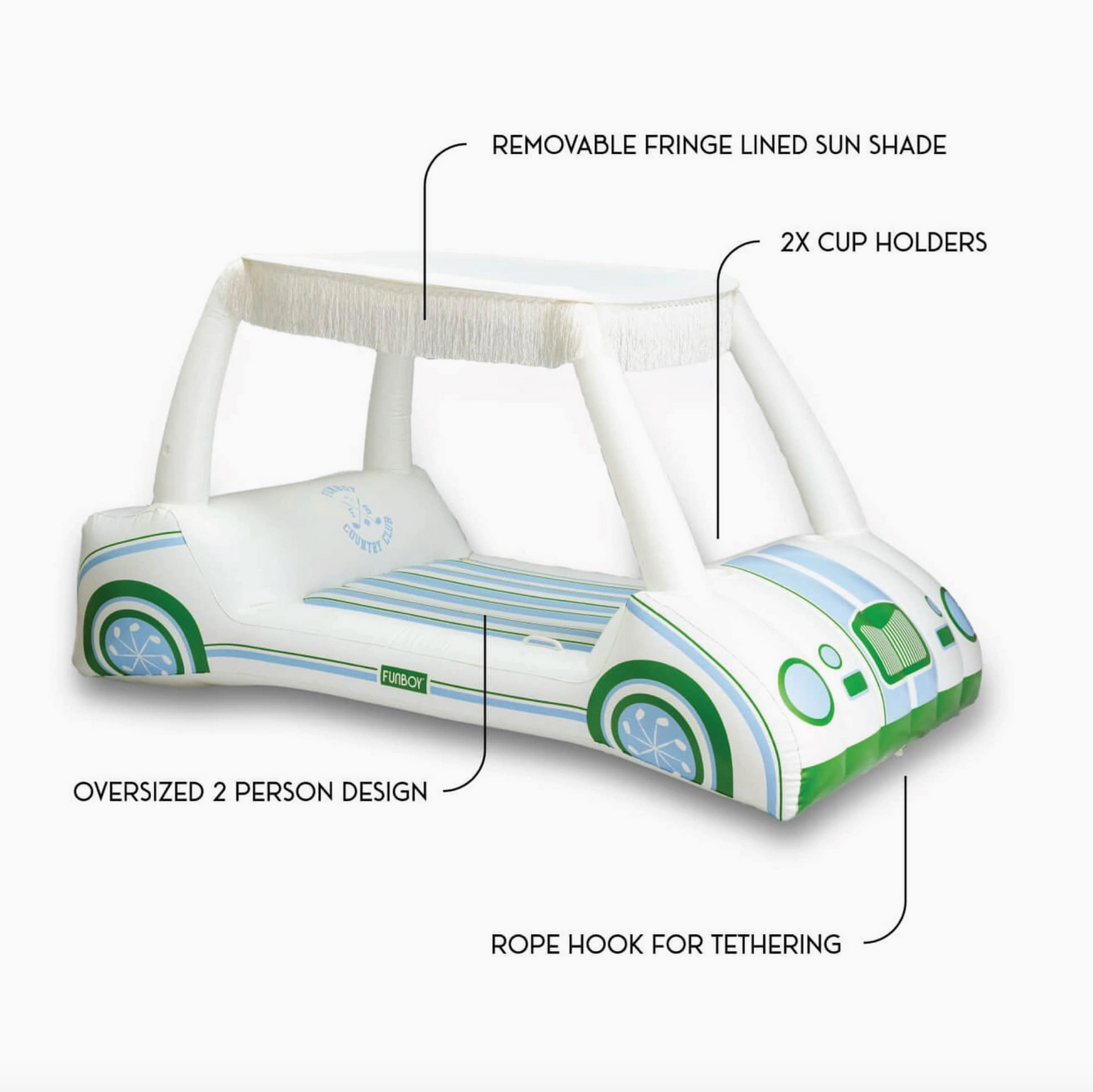 COUNTRY CLUB GOLF CART POOL FLOAT