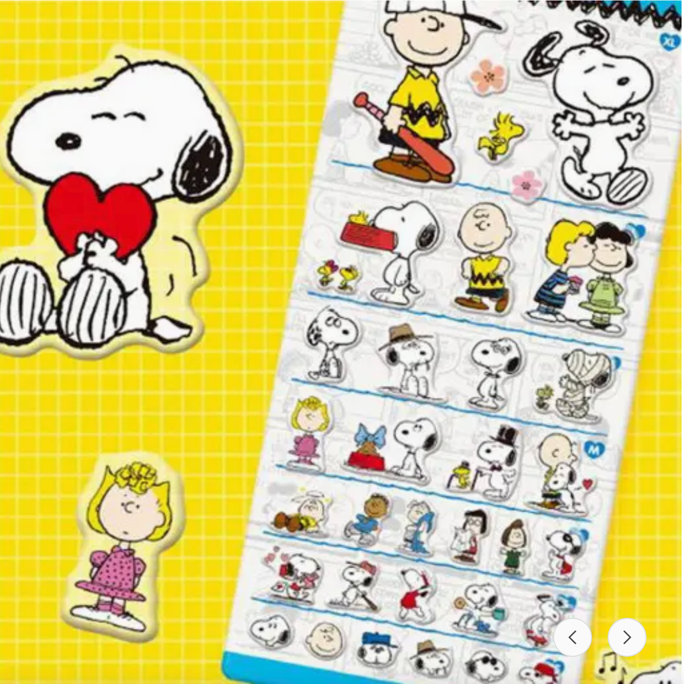 PEANUTS SNOOPY JELLY STICKERS