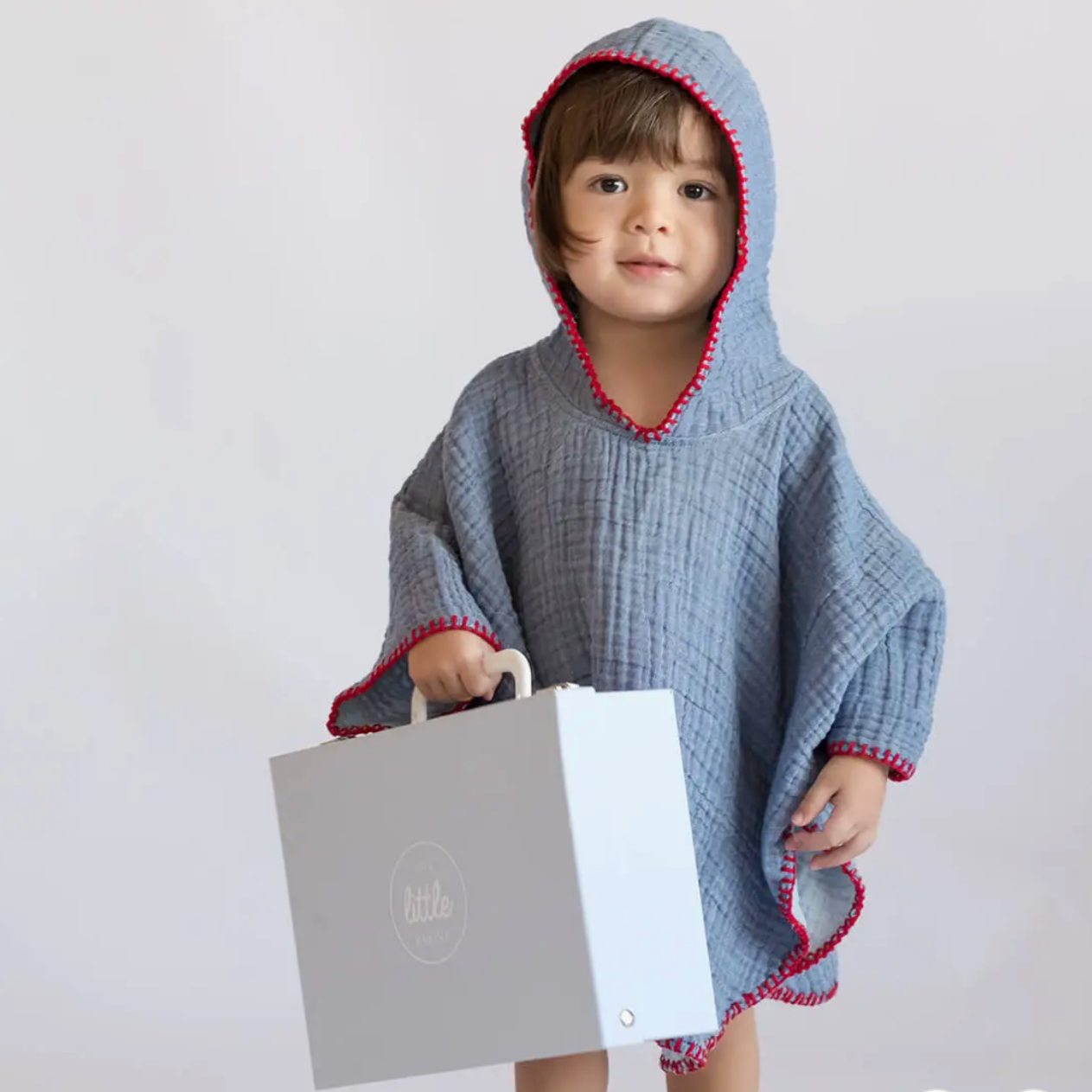 COCOON BATH SWIM PONCHO - INDIGO - Little-ish