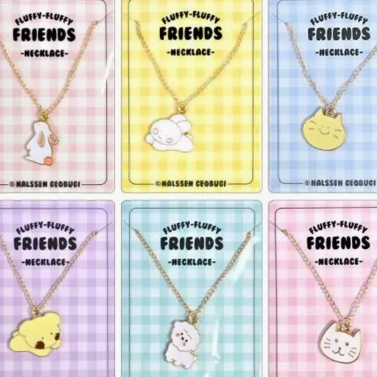 FUZZY FRIENDS NECKLACE