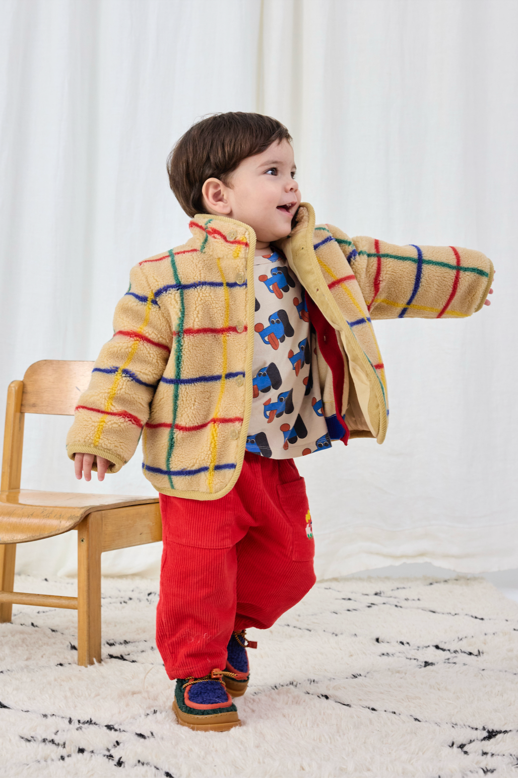 BOBO CHOSES X CAMPERS BRUTUS FIRST WALKERS