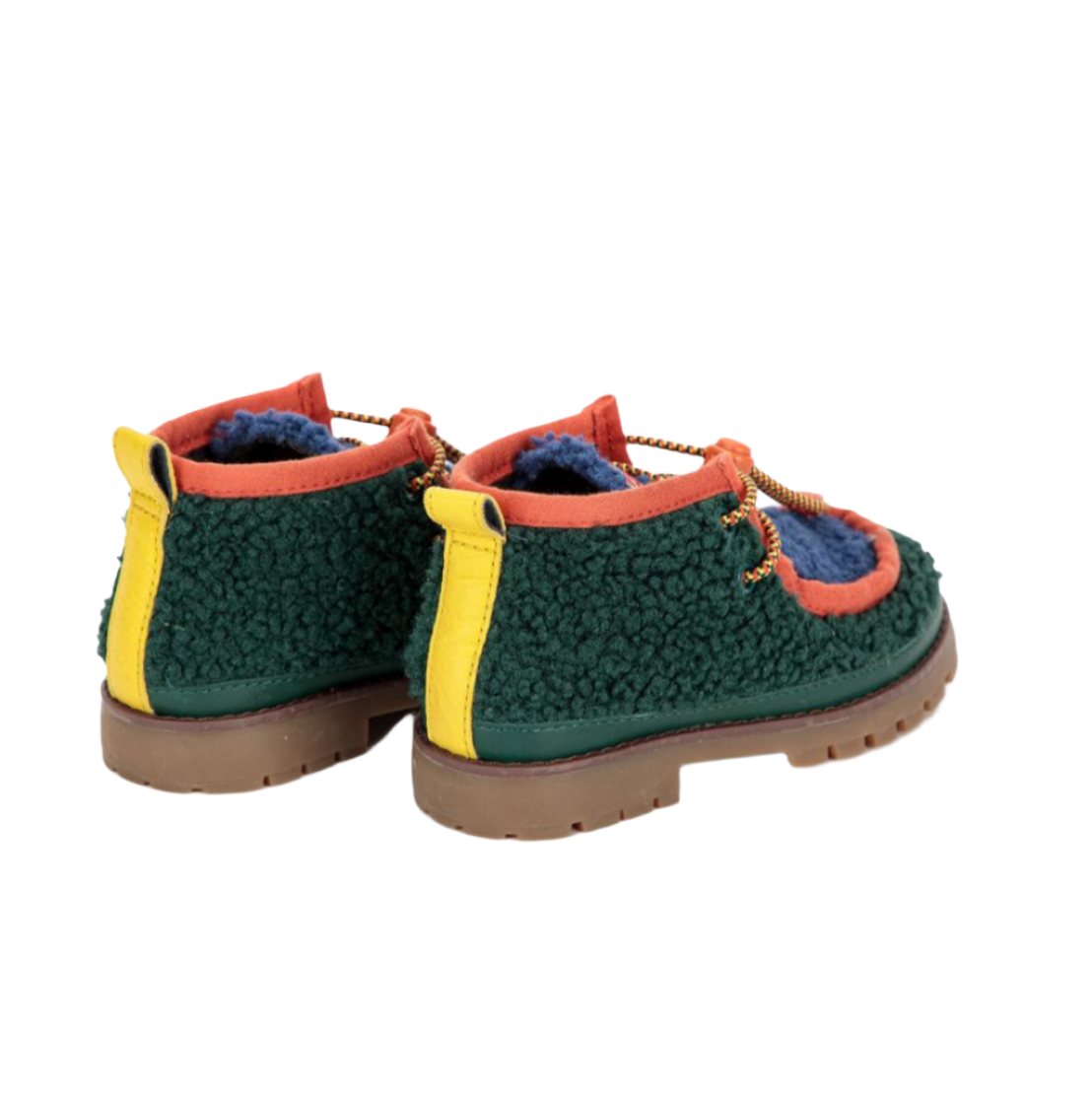 BOBO CHOSES X CAMPERS COMPAS WALLABEE SHEEPSKIN SHOES