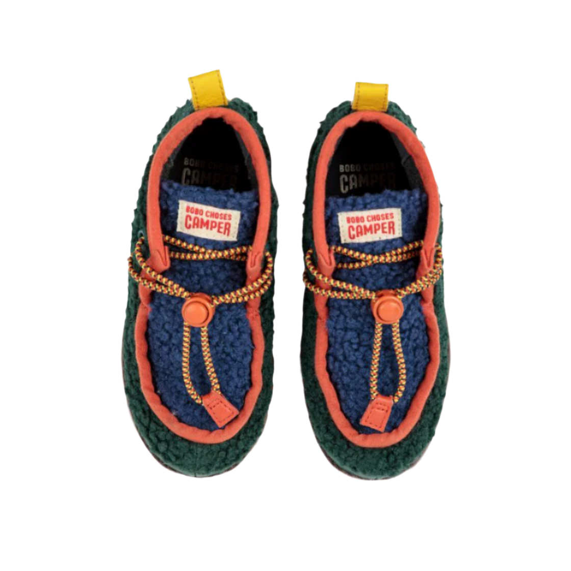 BOBO CHOSES X CAMPERS COMPAS WALLABEE SHEEPSKIN SHOES