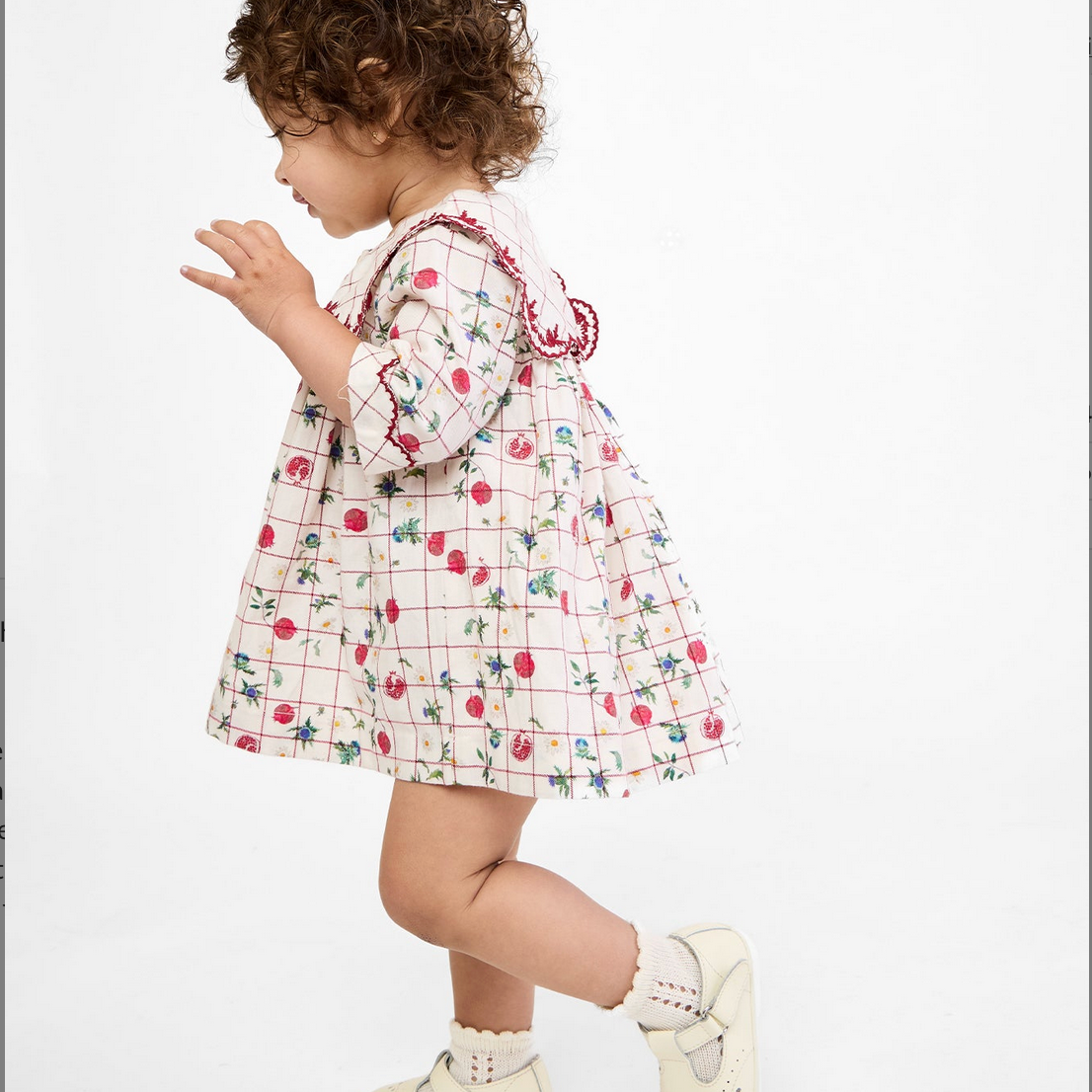 GIGI DRESS - POMEGRANATE PARADE - Little-ish