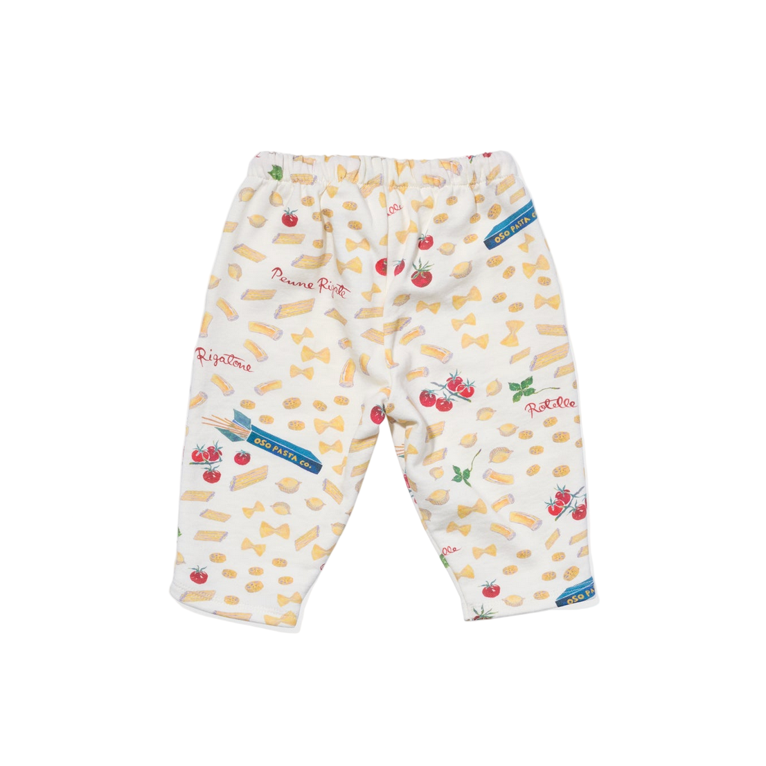 Children's pants with fruit pattern on a white background - Little-ish
