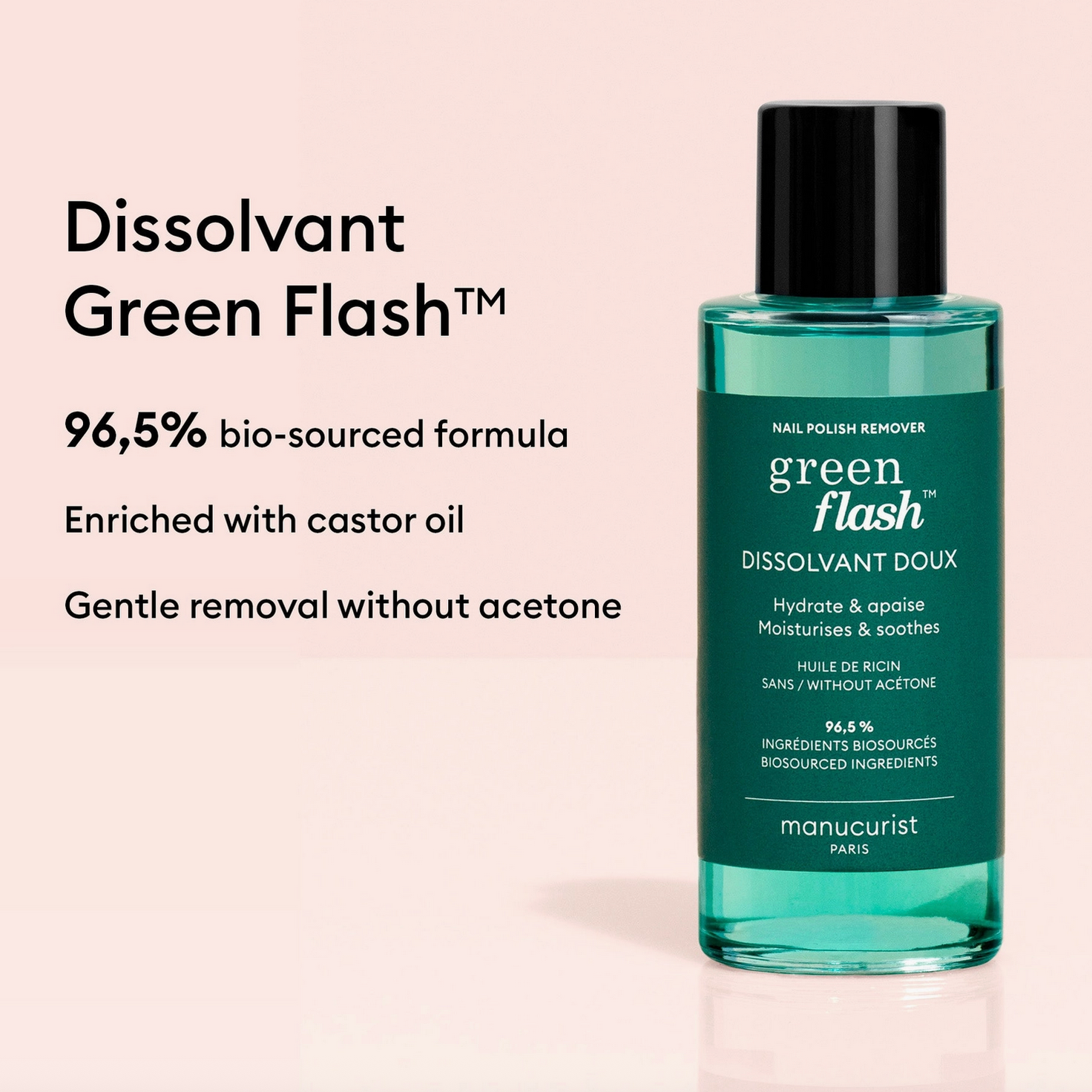 DISSOLVANT - GREEN FLASH™ NAIL POLISH REMOVER - Little-ish