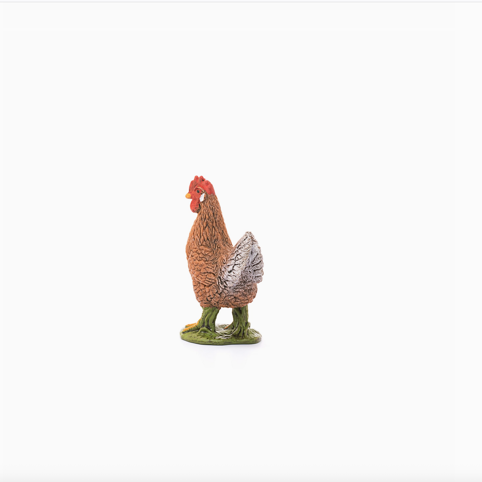 Model of a rooster on a white background - Little-ish