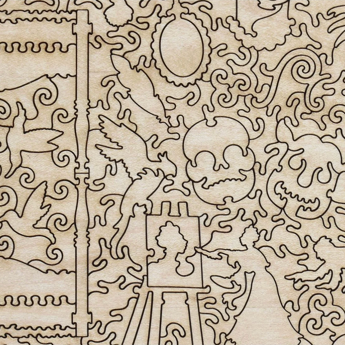 FRIDA KALHO'S STUDIO WOOD PUZZLE - Little-ish