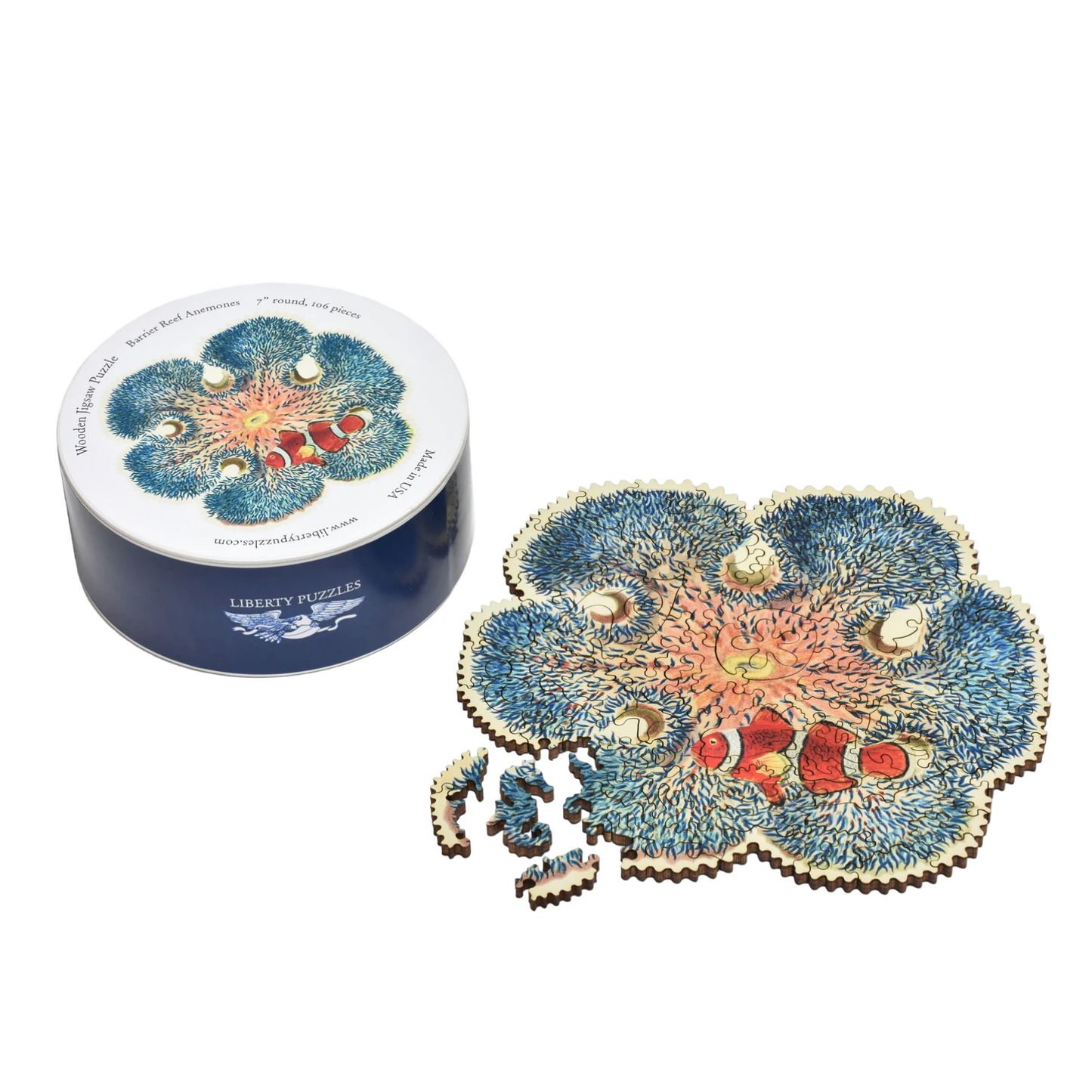 BARRIER REEF ANEMONE WOOD PUZZLE