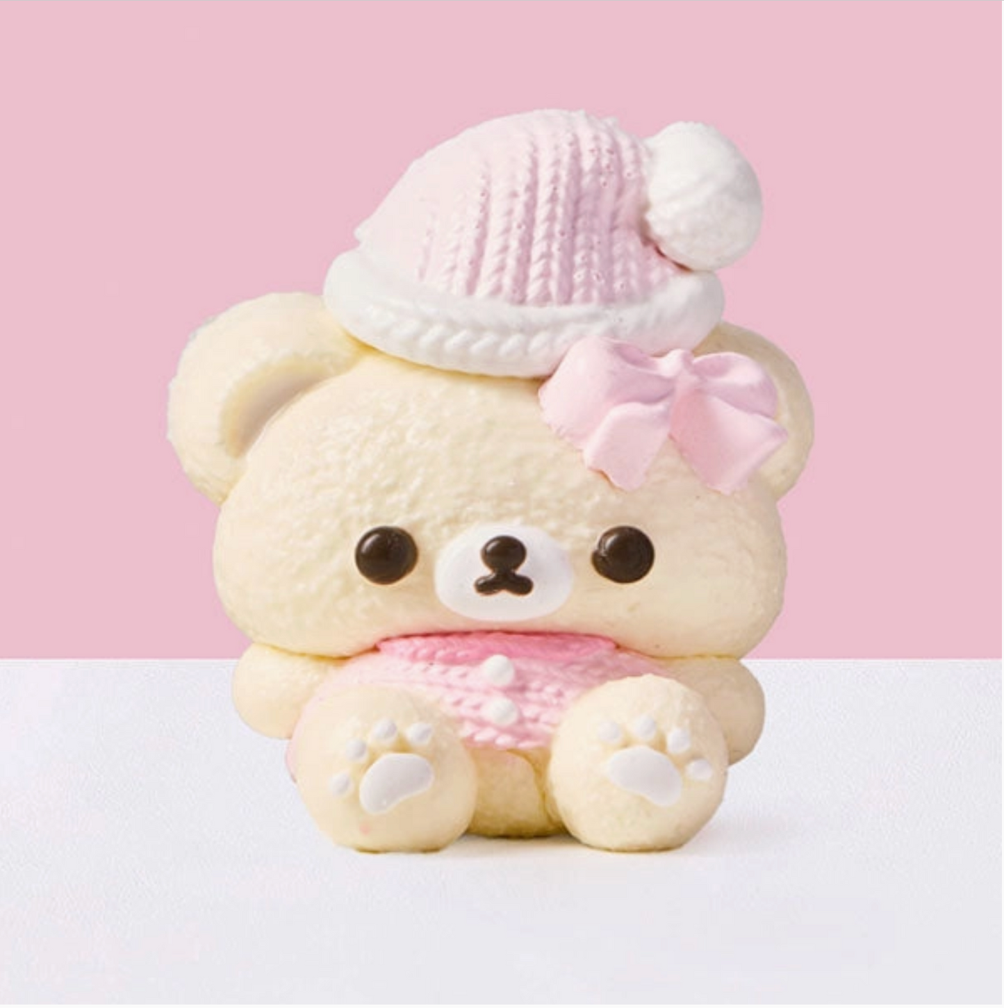 TABA SQUISHY DELUXE - BEAR WITH PINK HAT