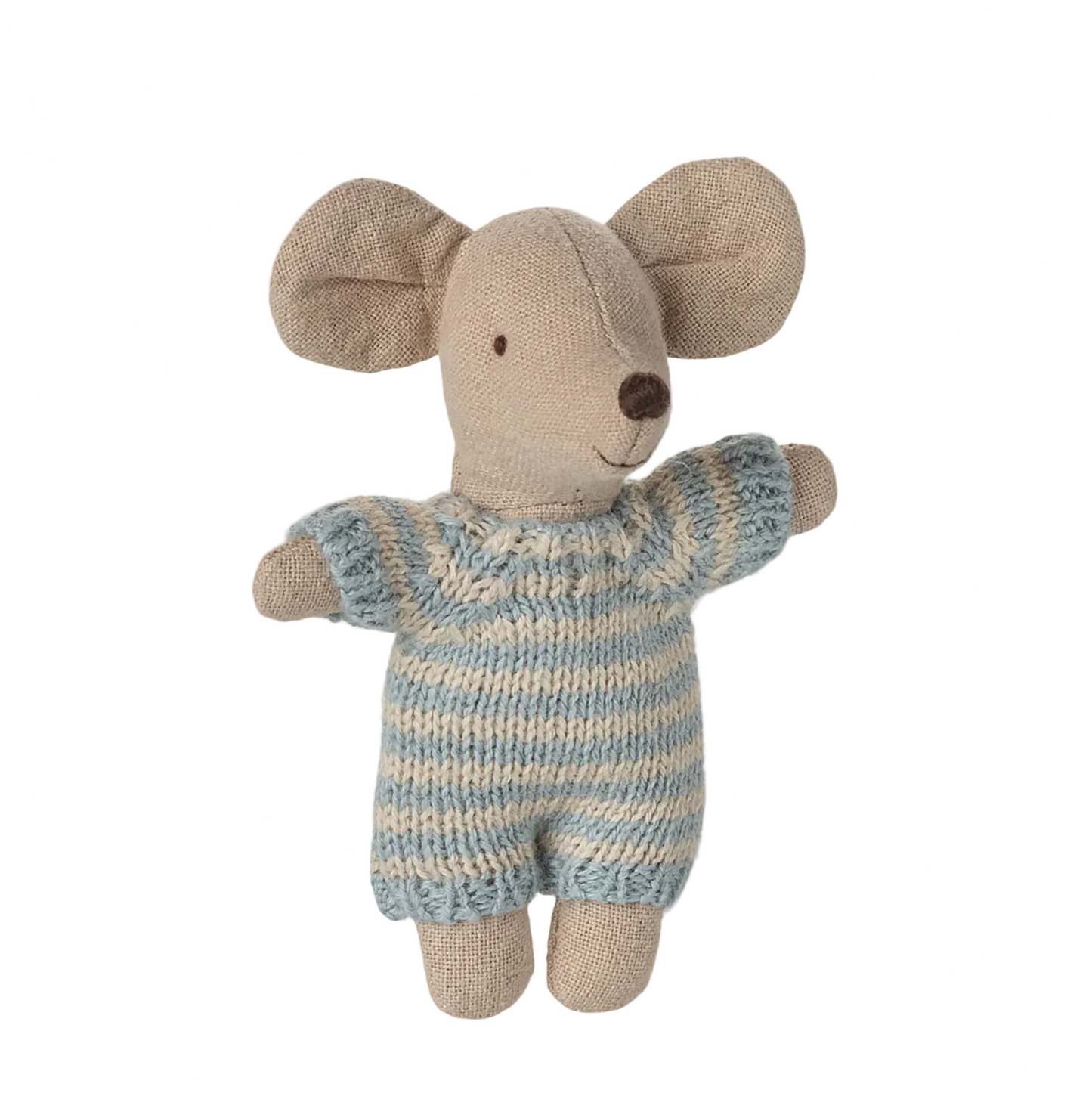 MAILEG MOUSE CARRY COT - BLUE