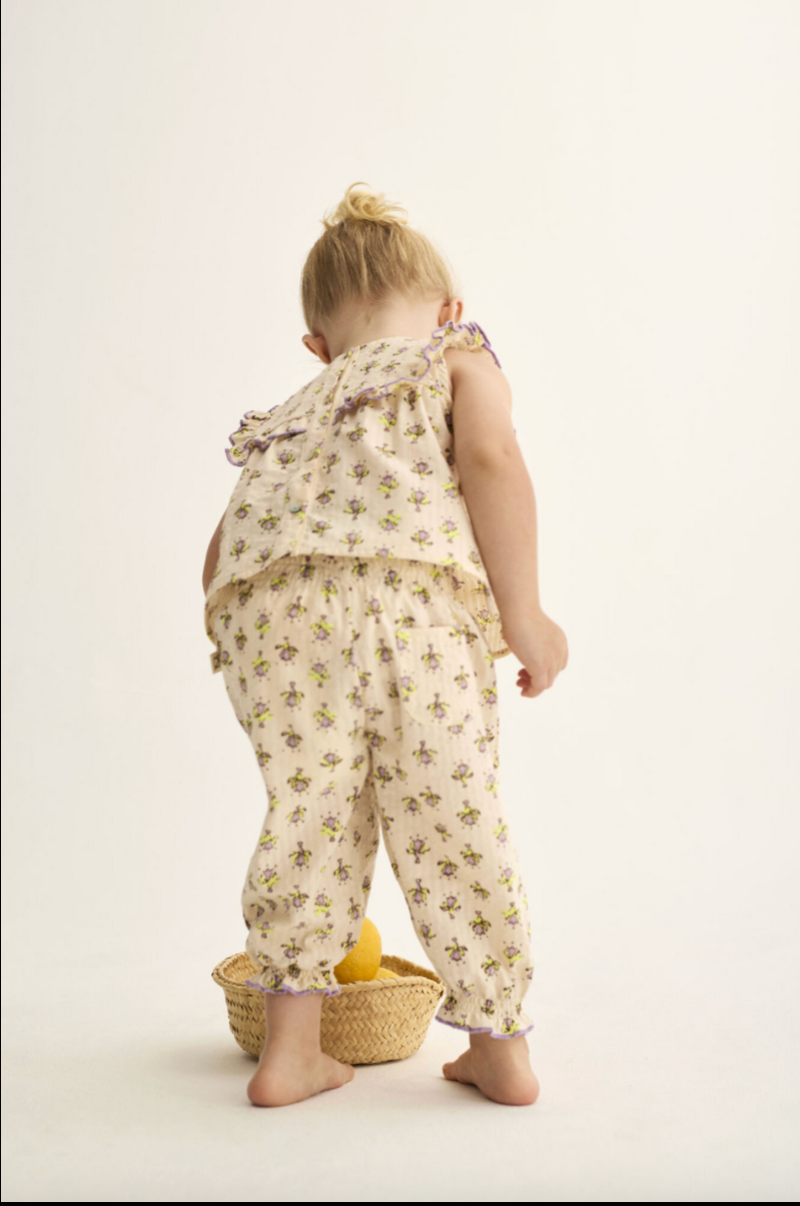 ARI INDIAN FLOWER PRINT BABY SET