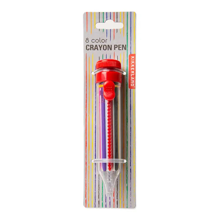8 COLOR CRAYON PEN